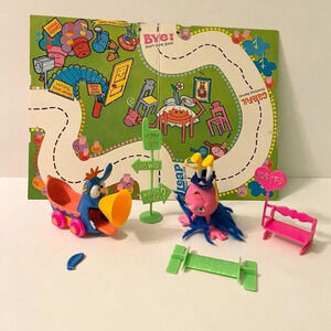 Vintage 1969 Mattel Upsy Downsy Mother What Now Doll Playset  with Board Damaged